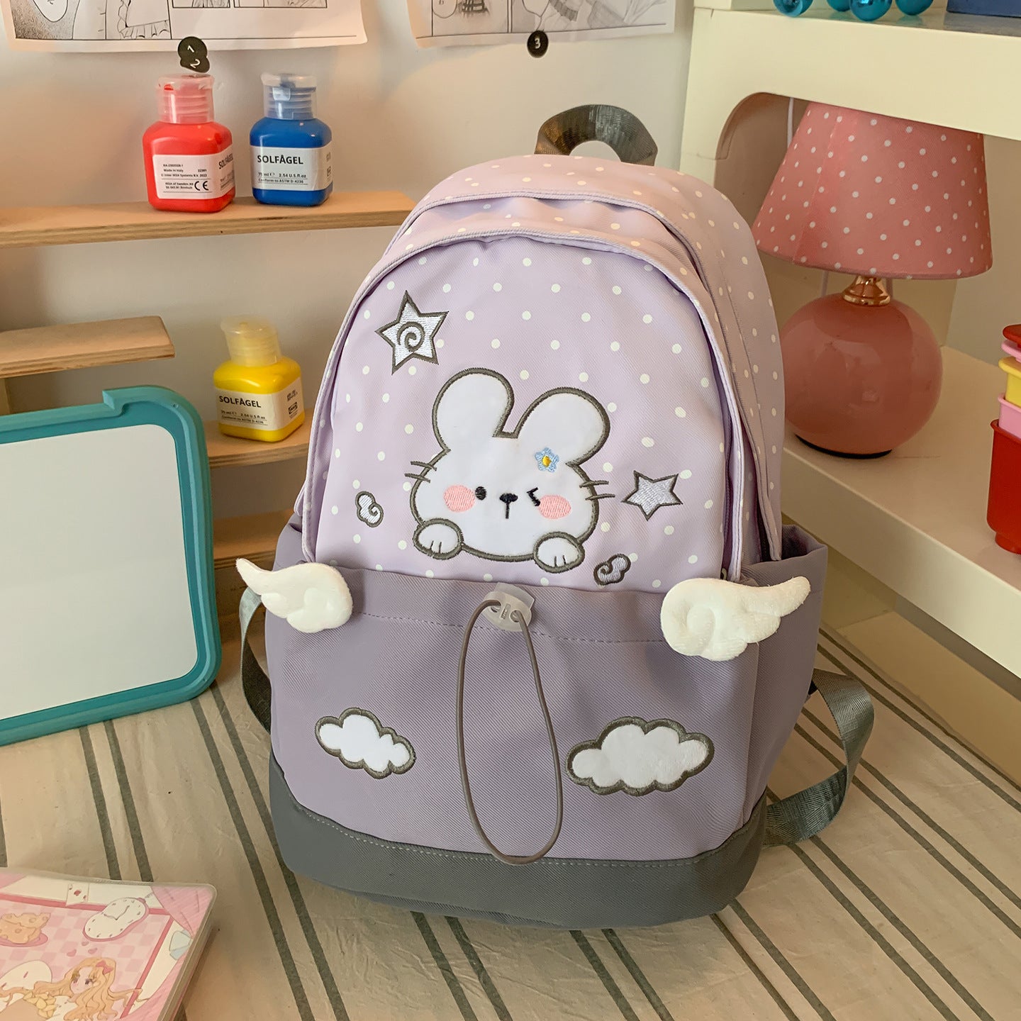 Kinderrucksack mit süßem Cartoon-Motiv