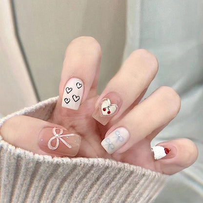 Glänzendes Schmetterlings-Nagelkunst-Set Brehn