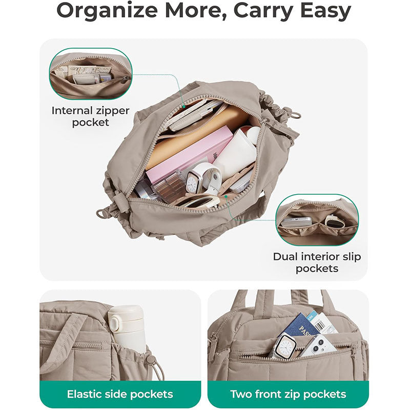 Praktische Handtasche mit Mehreren Fächern Brehn