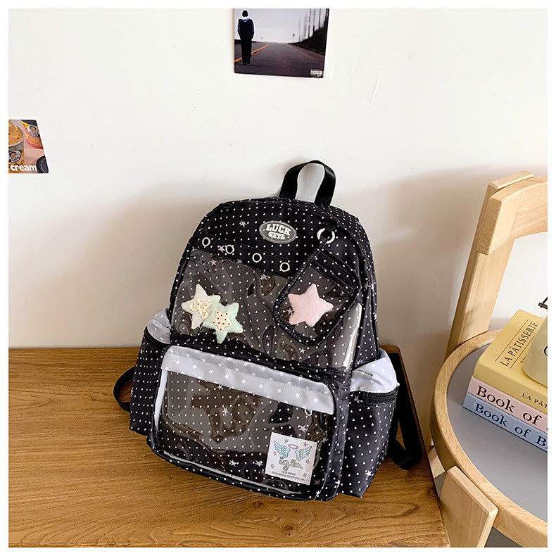 Niedlicher Sternenprint-Rucksack