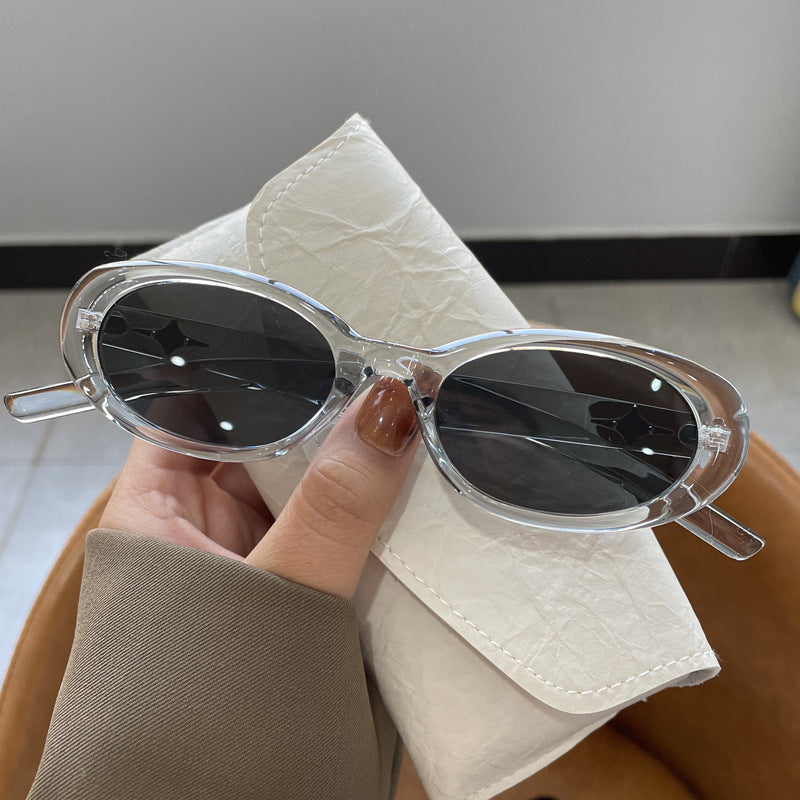 Trendige ovale Rahmen-Sonnenbrille Brehn