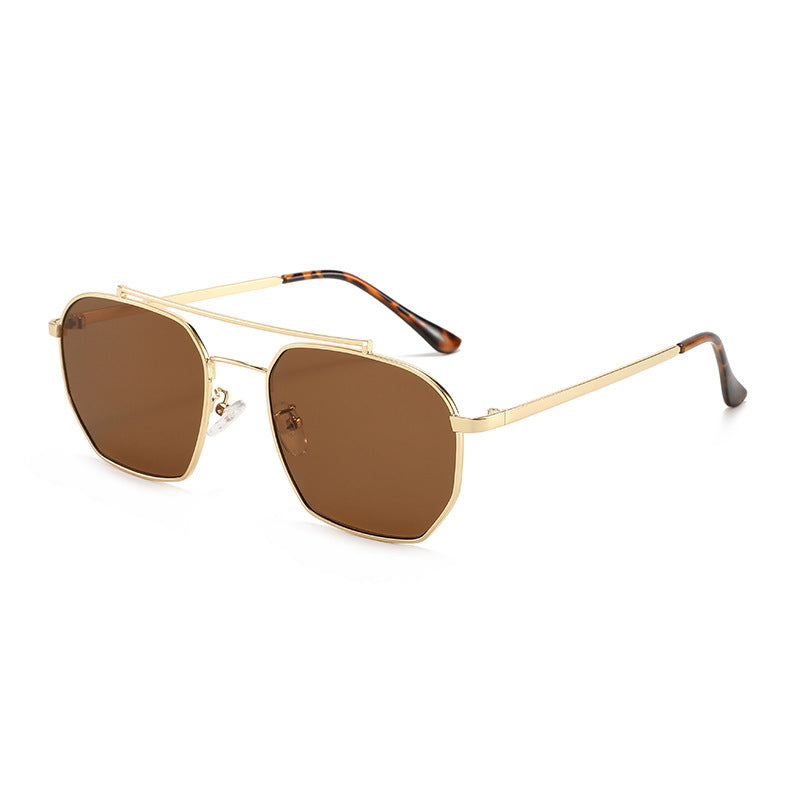 Modisch-futuristische eckige Sonnenbrille Brehn