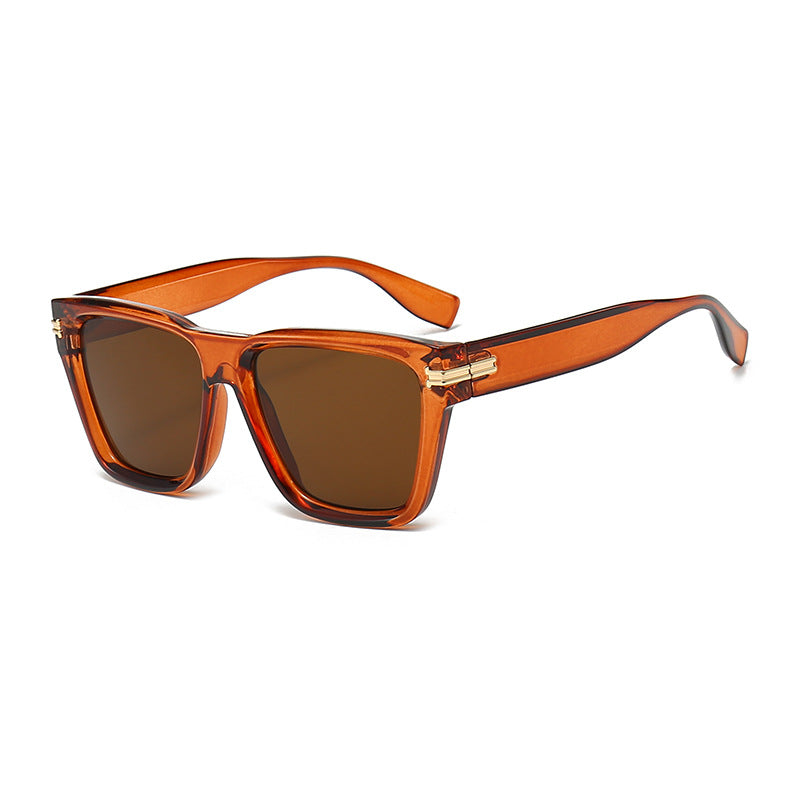 Damen Moderne Quadrat-Sonnenbrille mit exklusiven Akzenten Brehn