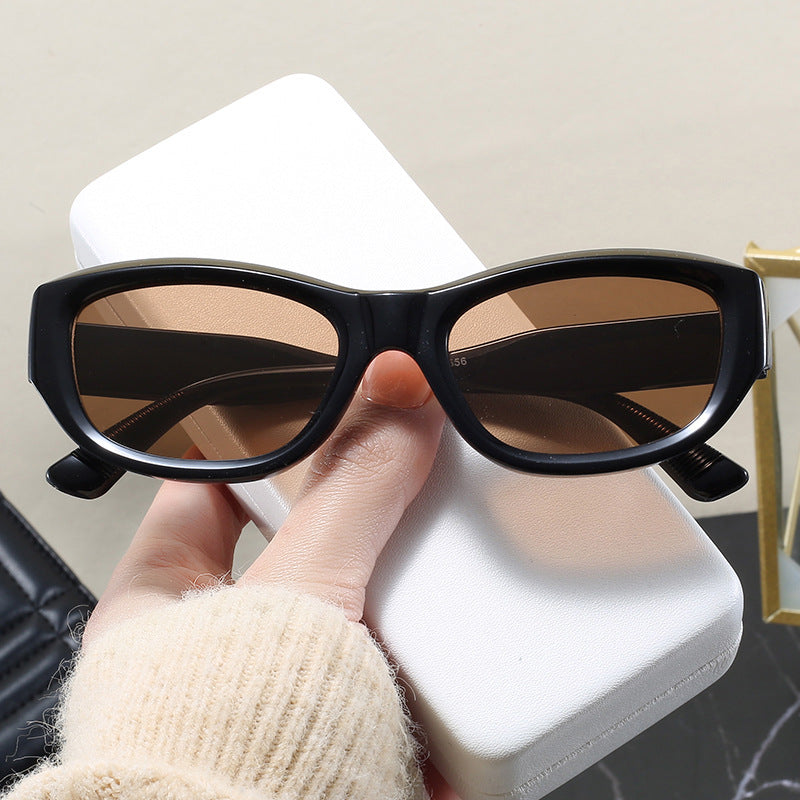 Damen modische Cat-Eye Sonnenbrille mit flexiblem Rahmen und UV-Schutz Brehn