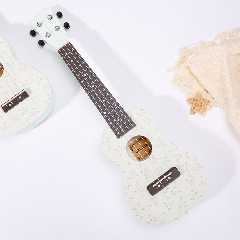 Blumenmuster Ukulele Brehn
