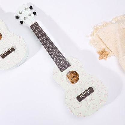 Blumenmuster Ukulele Brehn