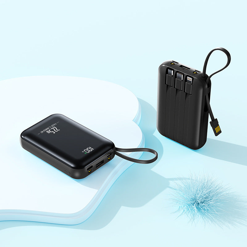 kompakte Powerbank mit Schnellladefunktion Brehn