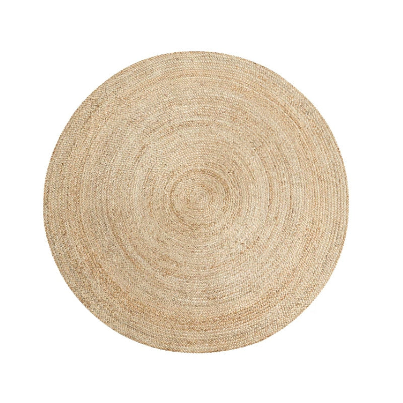 Naturfaser runder Teppich Brehn