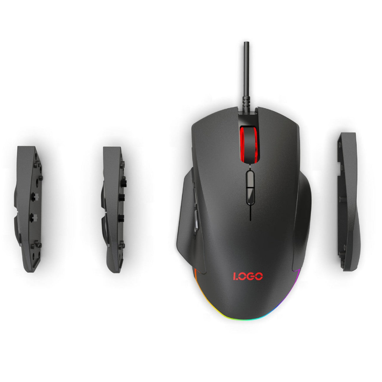 Gaming Maus mit Anpassbaren Seitentasten Brehn