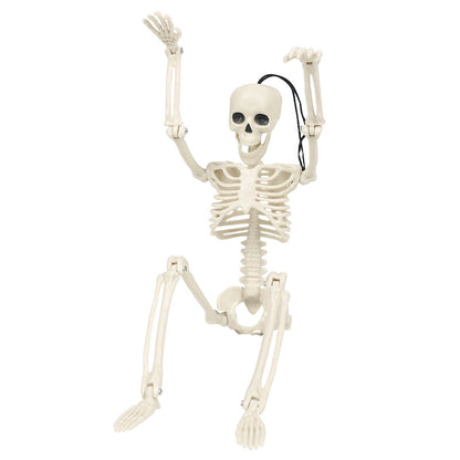 Realistische posierbare Halloween-Skelettfiguren Brehn
