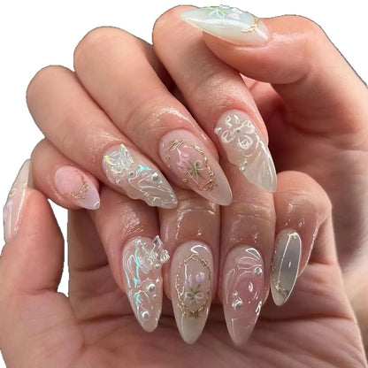 Premium Langanhaltende Stiletto Nagelverlängerungen Brehn