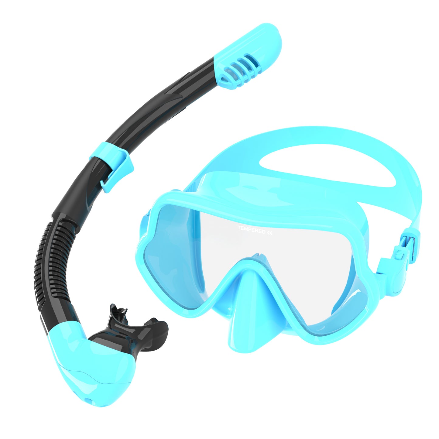 Ergonomische Tauchmaske mit Flexibler Atemröhre Brehn