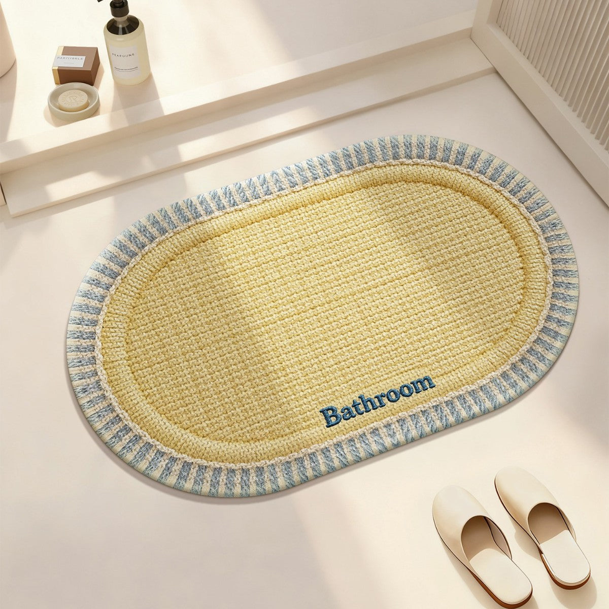 Umweltfreundliche Badezimmermatte Brehn