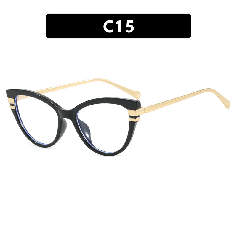 Damen Cat-Eye Sonnenbrille mit eleganten Metallakzenten Brehn