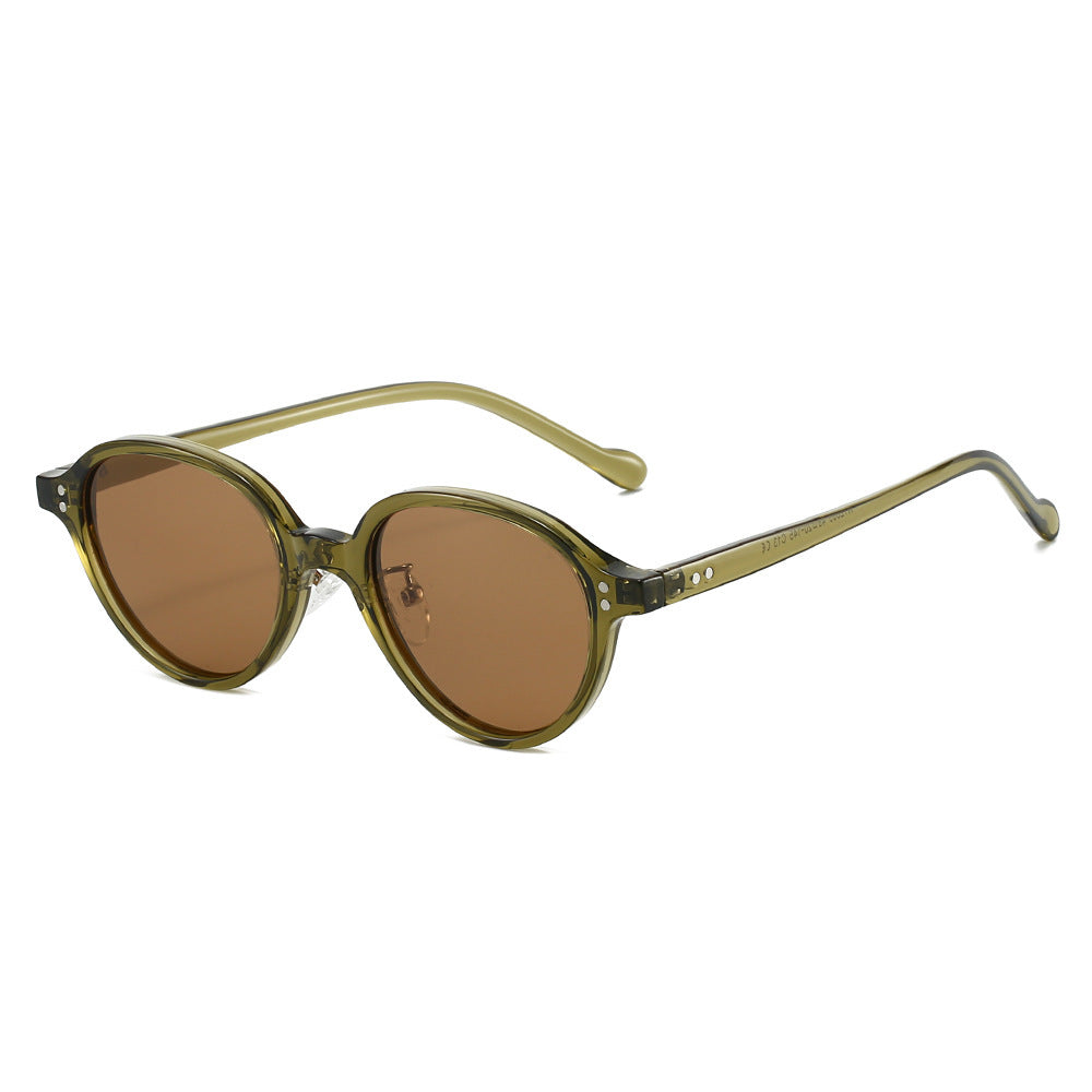 Damen Vintage-Inspirierte Sonnenbrille mit stilvollem ovalen Rahmen Brehn