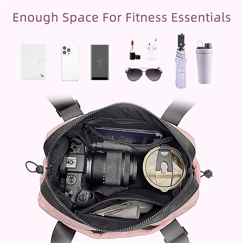 Multifunktionale Schultertasche mit Strukturiertem Design Brehn