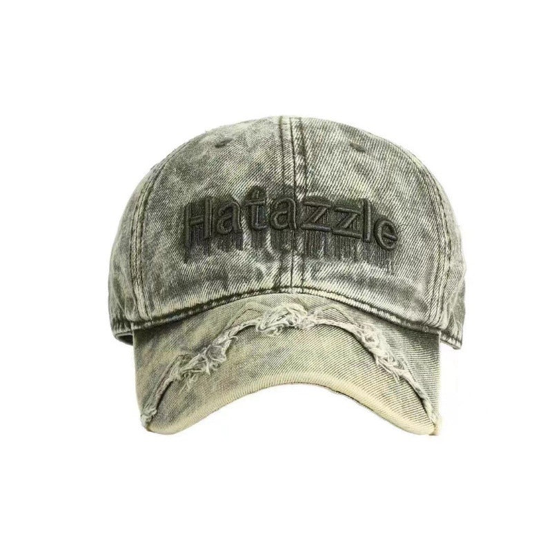 Herren Distressed Denim Baseball Cap Brehn 1784270737