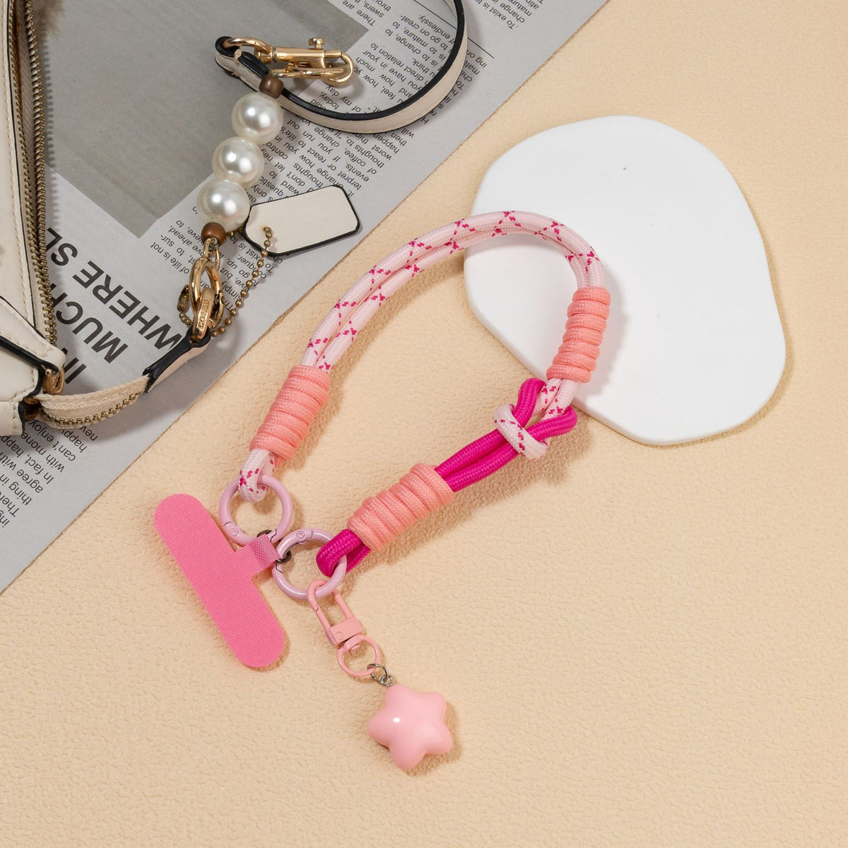Farbenfrohes Paracord Schlüsselband Brehn