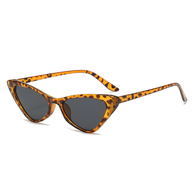 Damen stilvolle Cat-Eye Sonnenbrille mit glänzendem Kunststoffrahmen Brehn
