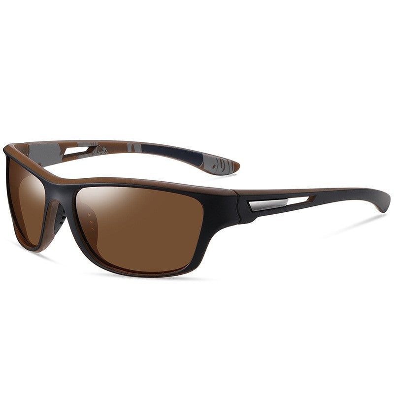 Herren Sportsonnenbrille mit kratzfesten Gläsern und ergonomischem Design Brehn