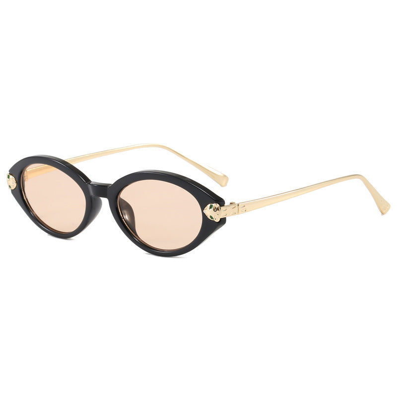 Damen elegante Sonnenbrille im markanten hexagonalen Design Brehn