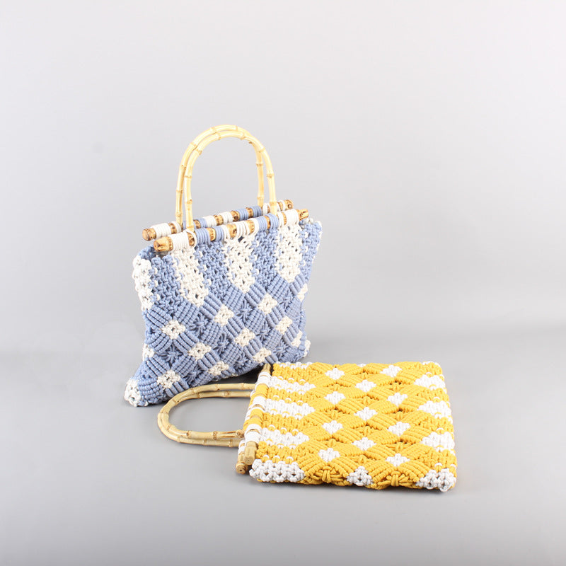 Handgefertigte Basttasche Brehn