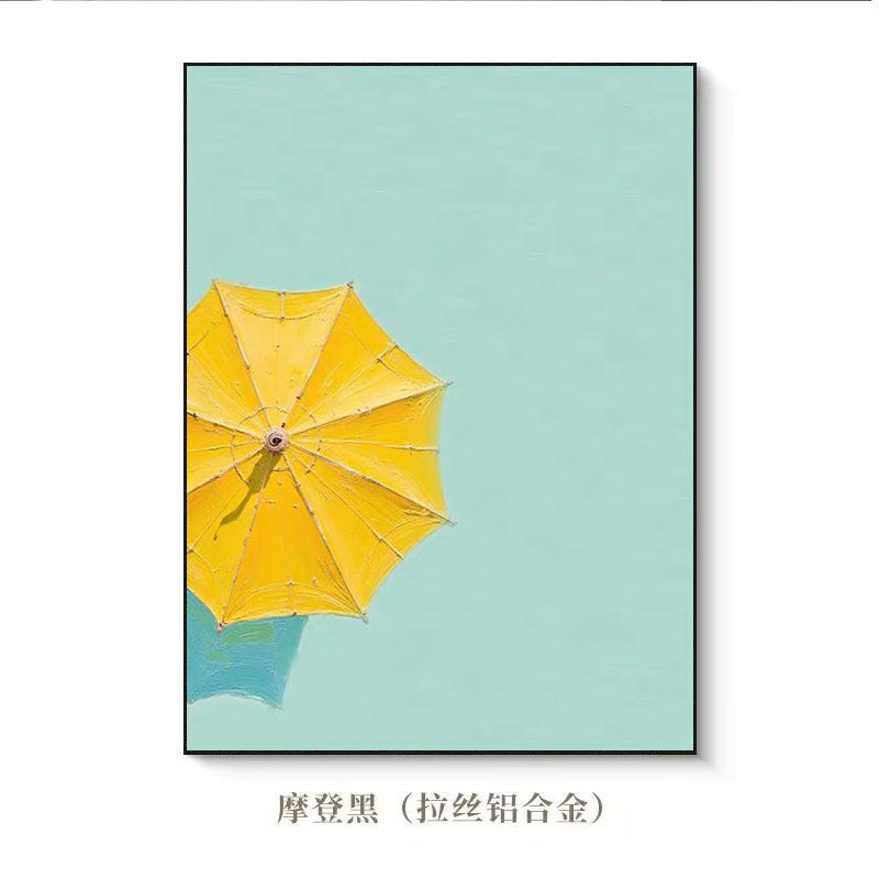 Sommer Strand Sonnenschirm Kunstdruck