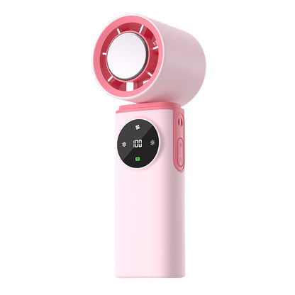 Damen tragbarer USB-Mini-Ventilator mit LED-Display Brehn