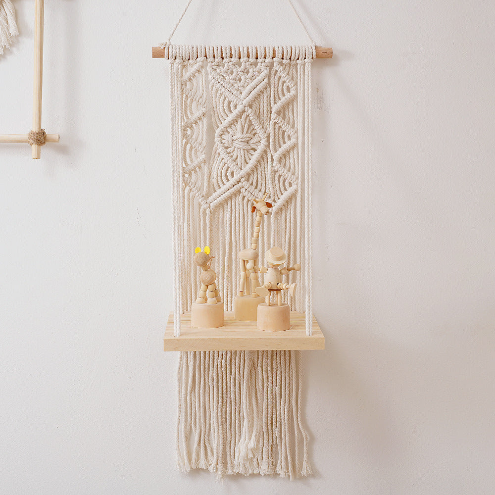 Macramé Wandhängende Pflanzenregal Brehn
