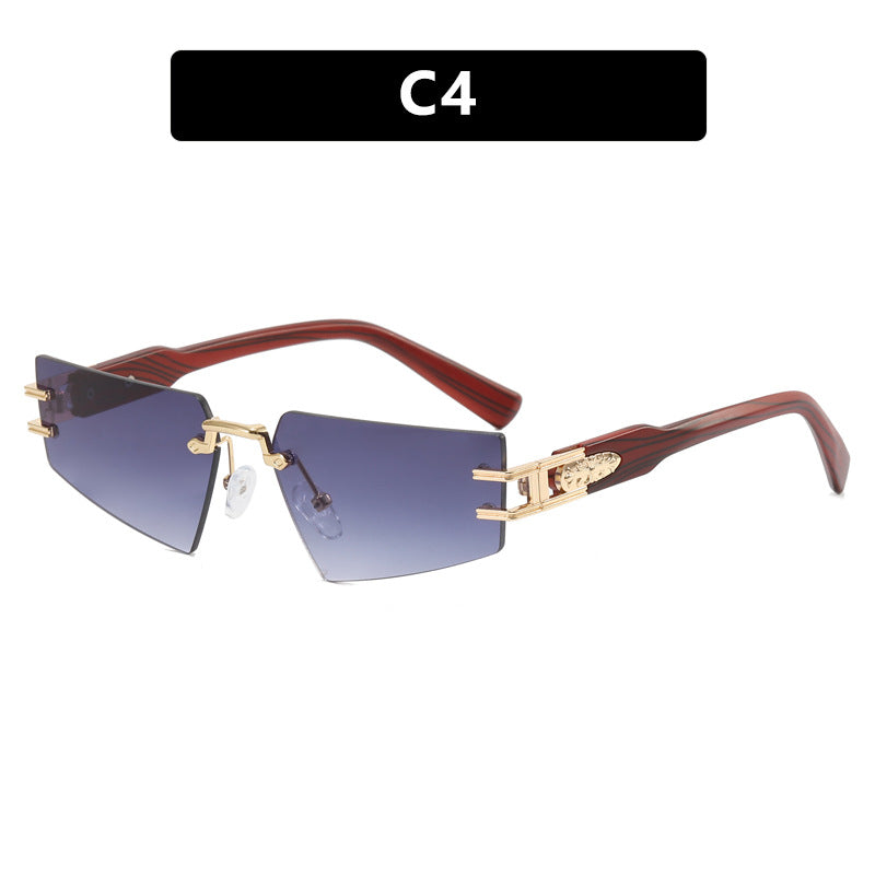 Damen modische Sonnenbrille mit eleganter quadratischer Rahmenkonstruktion und luxuriösen Details Brehn