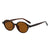 Damen stilvolle Sonnenbrille mit hochwertigem, runden Rahmen und UV-Schutz Brehn
