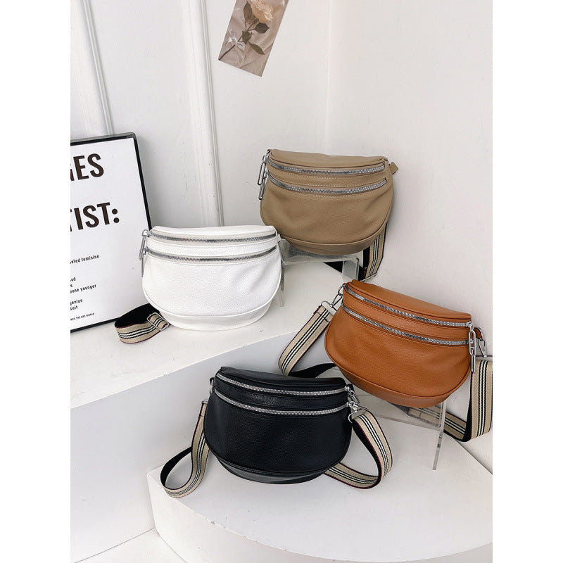 WoChic Dual-Zipper Crossbody Bag Brehn