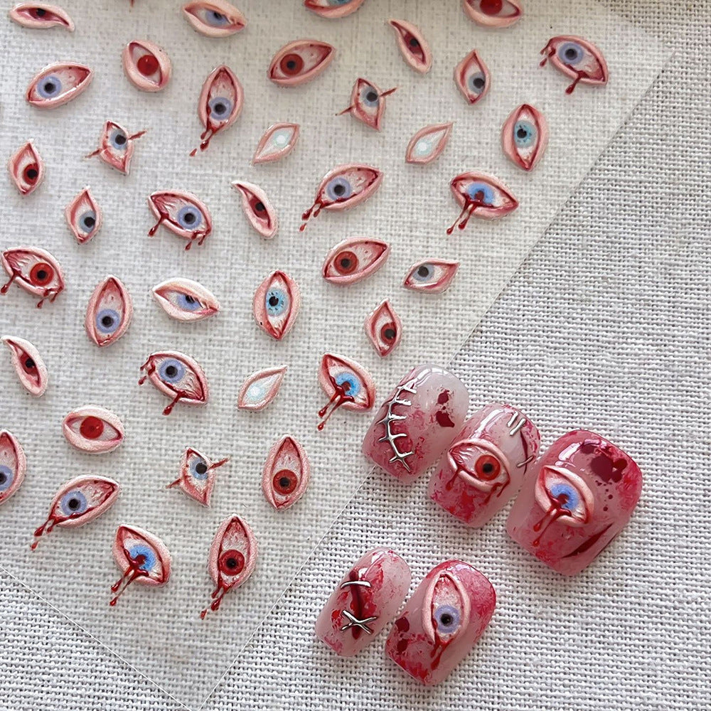 Augen-Themen-Nagelkunst Charms