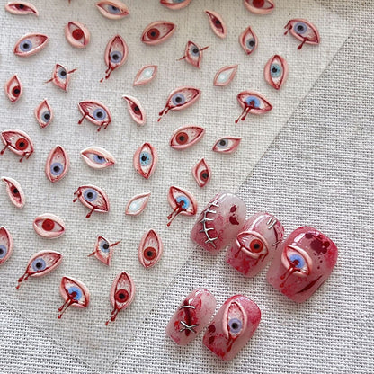 Augen-Themen-Nagelkunst Charms