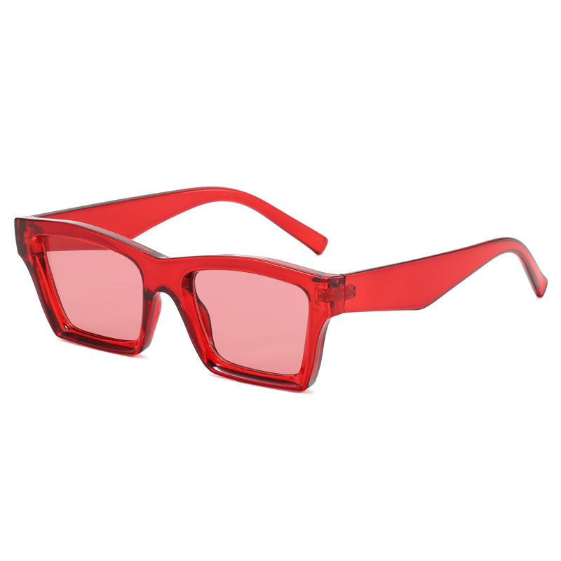 Damen Trendige Sonnenbrille mit breitem Rahmen Brehn