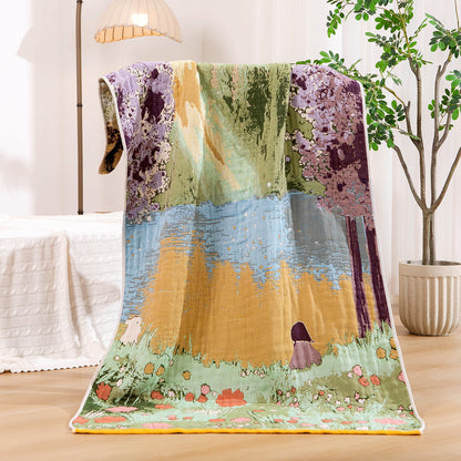 Unisex Kuscheldecke mit niedlichem Bärenmotiv Brehn