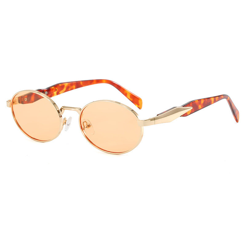 Damen Designer-Sonnenbrille mit hochwertigem runden Rahmen und schützendem UV-Filter Brehn