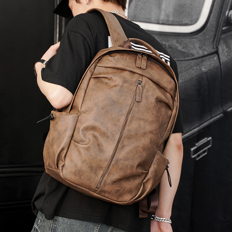 Eleganter Rucksack Aus Robustem Kunstleder mit Multifunktionalen Fächern Brehn