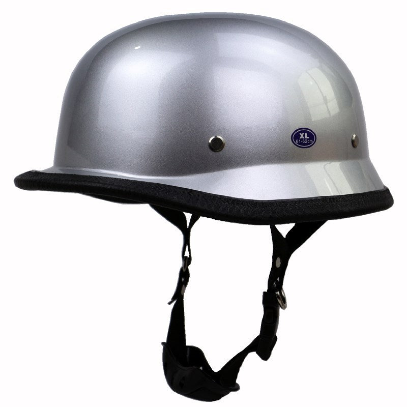 Klassischer Vintage Motorradhelm Brehn