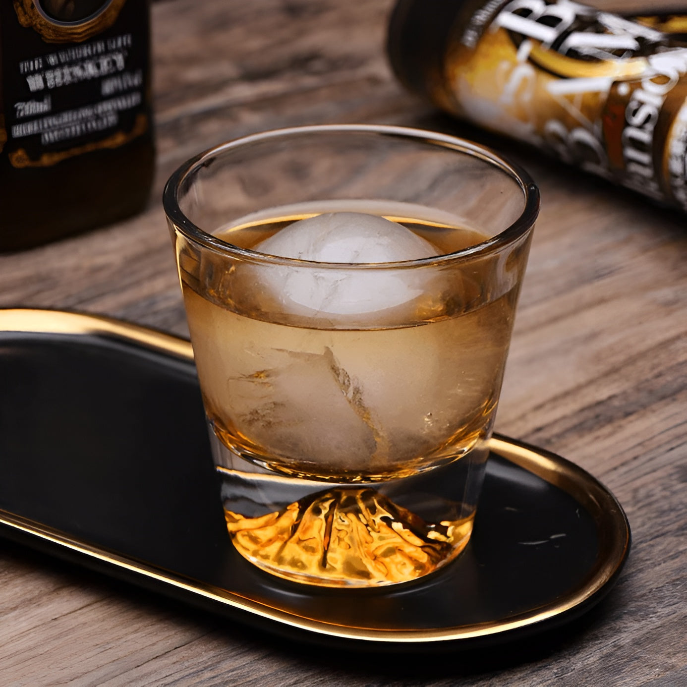 Whiskygläser mit Fuji-Motiv – Elegantes Set für Kenner