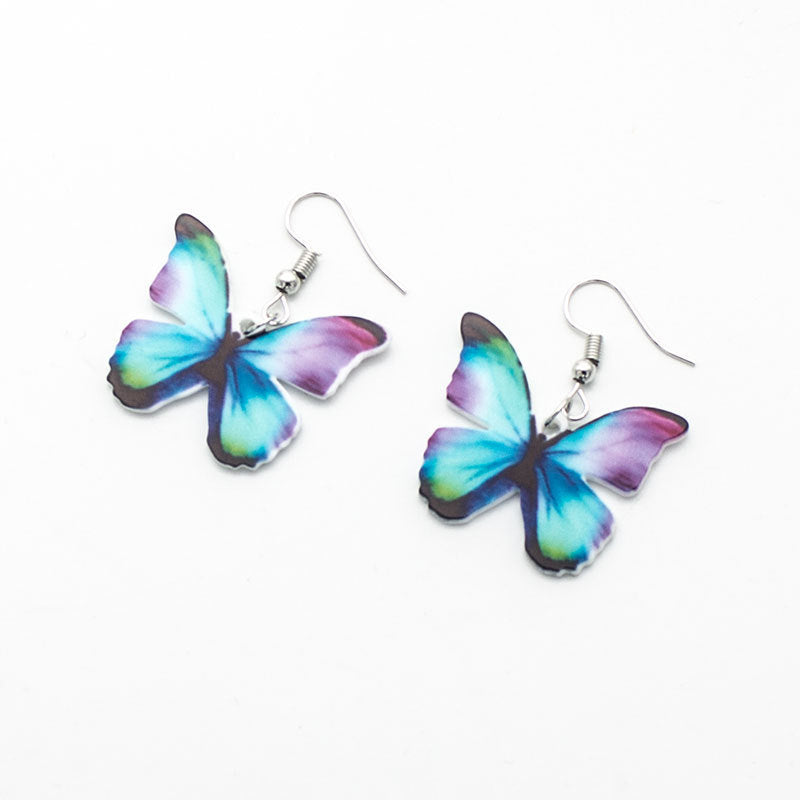 Schmetterling-inspirierte Anhängerohrringe Brehn 1786866777