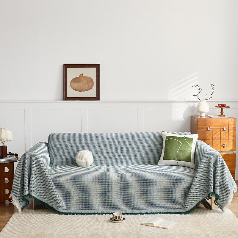 Strukturierte gewebte Sofa-Wurfdecke