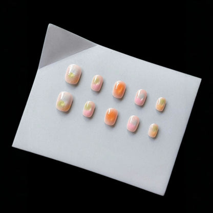 Künstlerisches Ombre-Nagel-Set