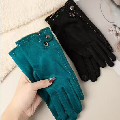 Touchscreen-kompatible weiche Lederhandschuhe Brehn