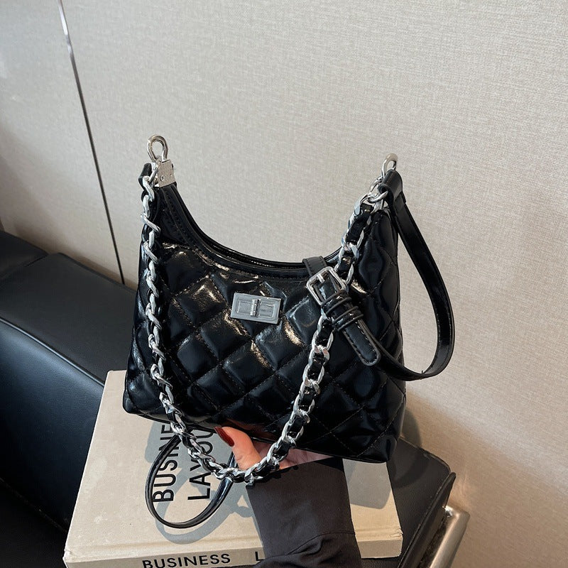 Elegante gesteppte Schultertasche Brehn
