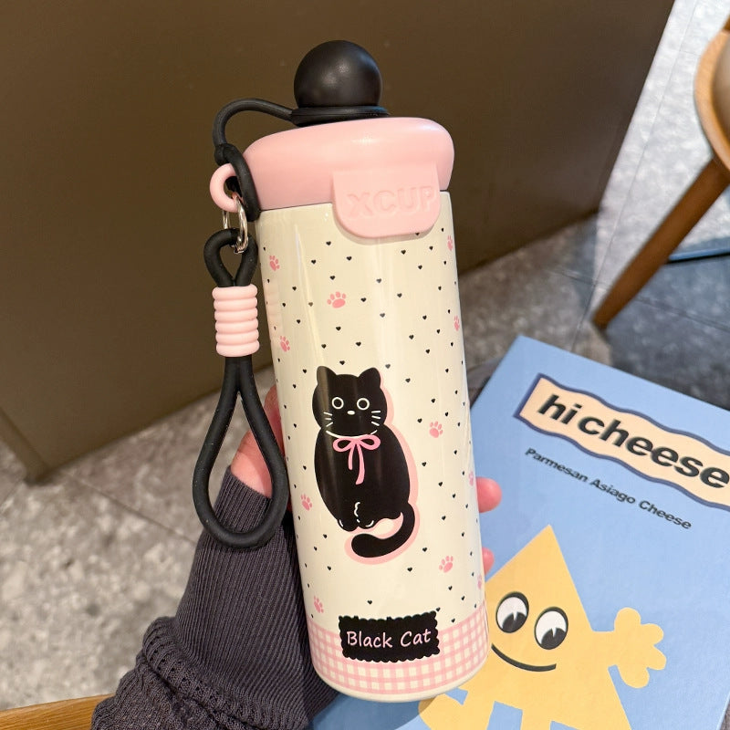Damen Animierte Trinkflasche mit Versiegelungssystem Brehn