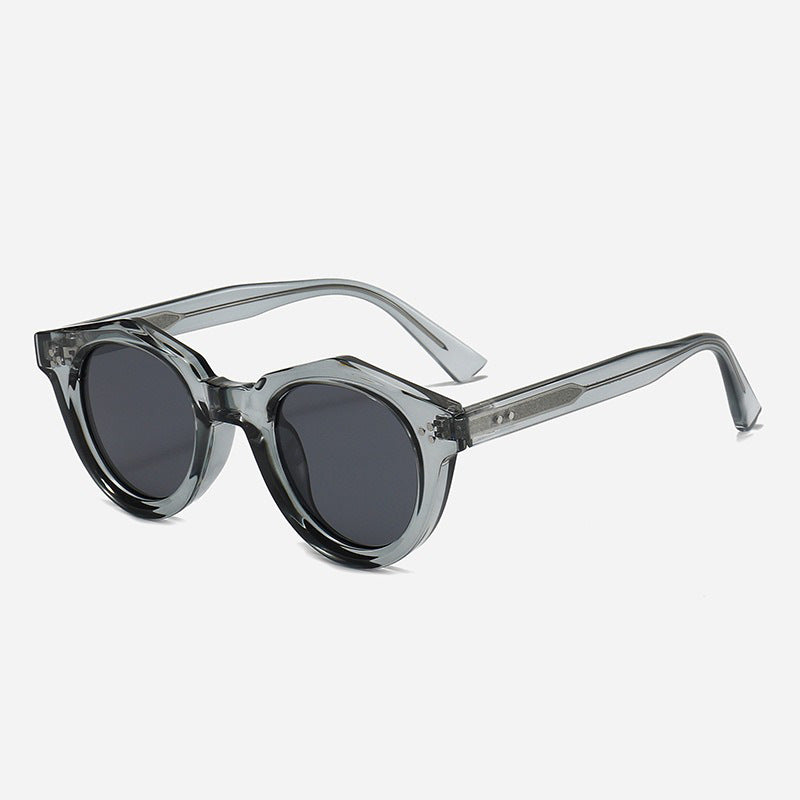 Damen Designer-Sonnenbrille mit polygonalem Rahmen und modischen Akzenten Brehn