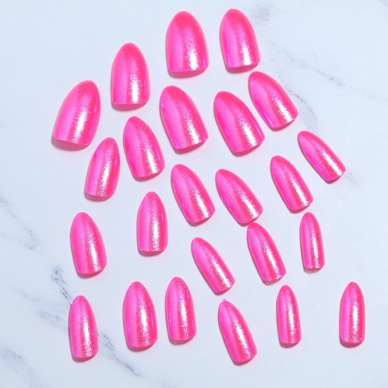 Glossy Press-On Nagelset mit schimmerndem Glanz Brehn