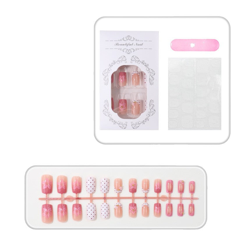 Blumenmuster Nagelspitzen Set Brehn
