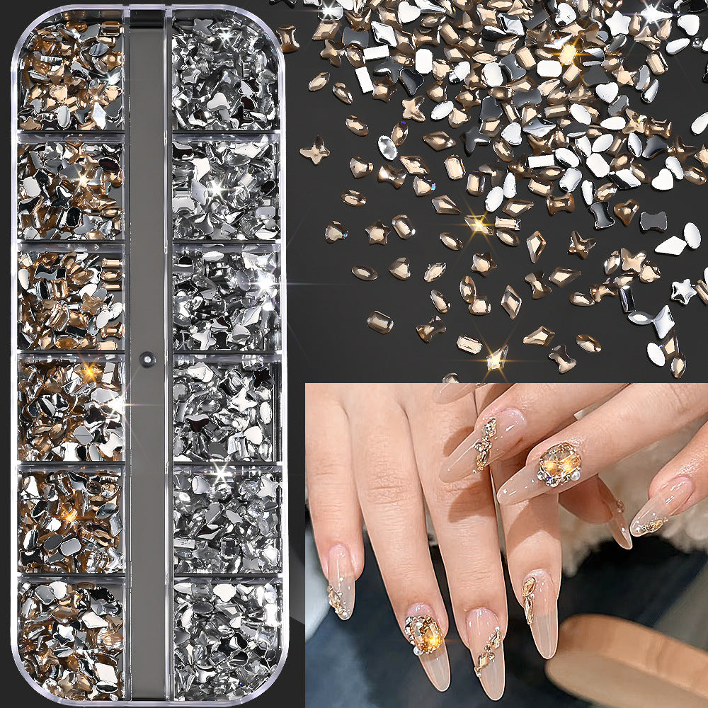 Nagelkunst Dekorative Edelsteinset